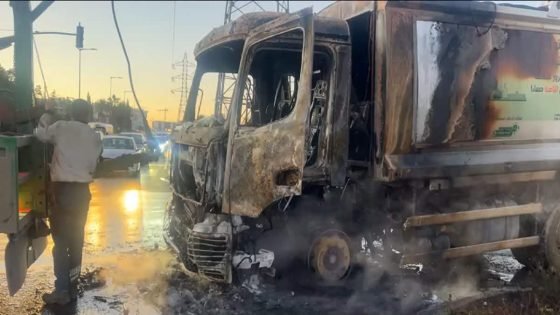 اندلاع حريق يلتهم شاحنة على الطريق الرابطة بين مراكش وأكادير