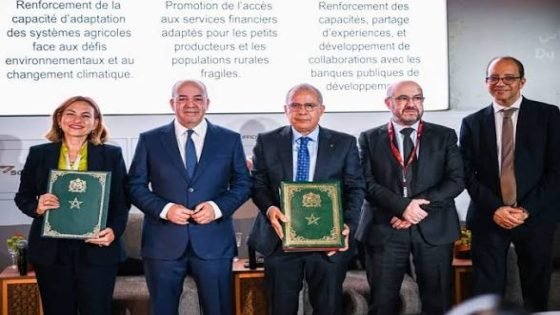 وقع القرض الفلاحي للمغرب وصندوق الودائع والقروض الإيطالي شراكة استراتيجية على هامش المعرض الدولي للفلاحة بالمغرب 2026