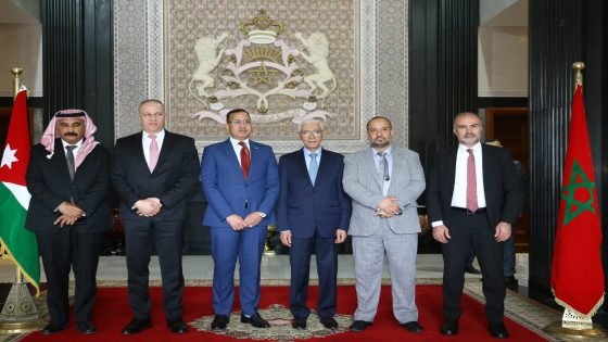 رئيس مجلس النواب يستقبل رئيس اللجنة الإدارية بمجلس النواب الأردني