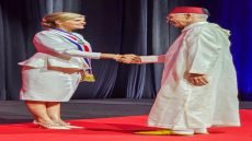 السيد الطالبي العلمي يمثل جلالة الملك في حفل تنصيب رئيسة جمهورية كوستاريكا