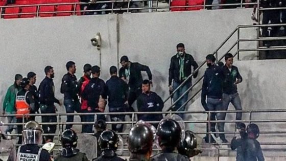 بلاغ رسمي للجيش الملكي حول أحداث الشغب أمام نادي الرجاء