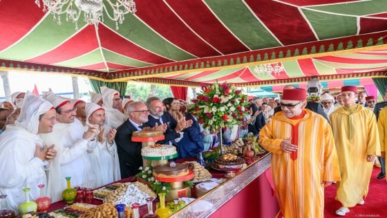 جلالة الملك يترأس بالمضيق حفل استقبال بمناسبة عيد العرش المجيد