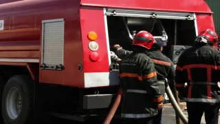 حريق يمتد إلى 3 معامل بالمنطقة الصناعية بالفحص أنجرة