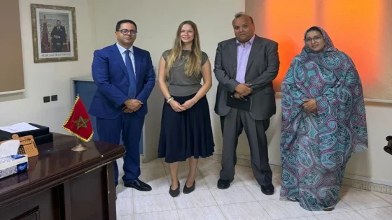 وفد دولي يزور مندوبية الوسيط بالعيون
