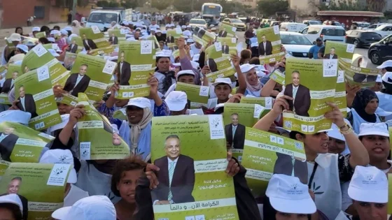 بنعلي يتسلم "نداء سيدي سليمان" لمطالب نساء الإقليم