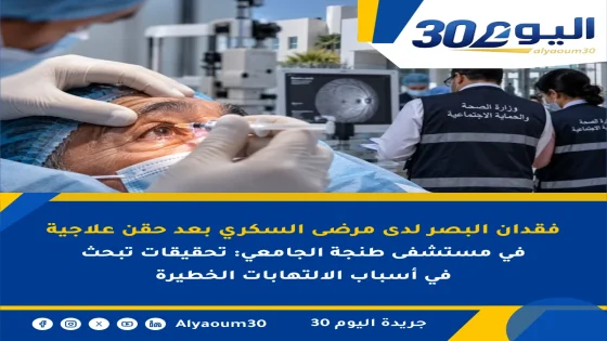 فقدان البصر لدى مرضى السكري بعد حقن علاجية في مستشفى طنجة الجامعي: تحقيقات تبحث في أسباب الالتهابات الخطيرة