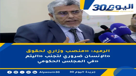 الرميد: «منصب وزاري لحقوق الإنسان ضروري لتجنب «اليتم» في المجلس الحكومي»