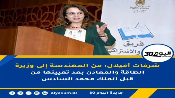 شرفات أفيلال: من المهندسة إلى وزيرة الطاقة والمعادن بعد تعيينها من قبل الملك محمد السادس