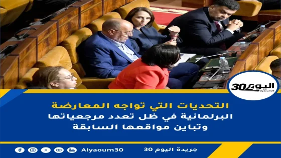 التحديات التي تواجه المعارضة البرلمانية في ظل تعدد مرجعياتها وتباين مواقعها السابقة