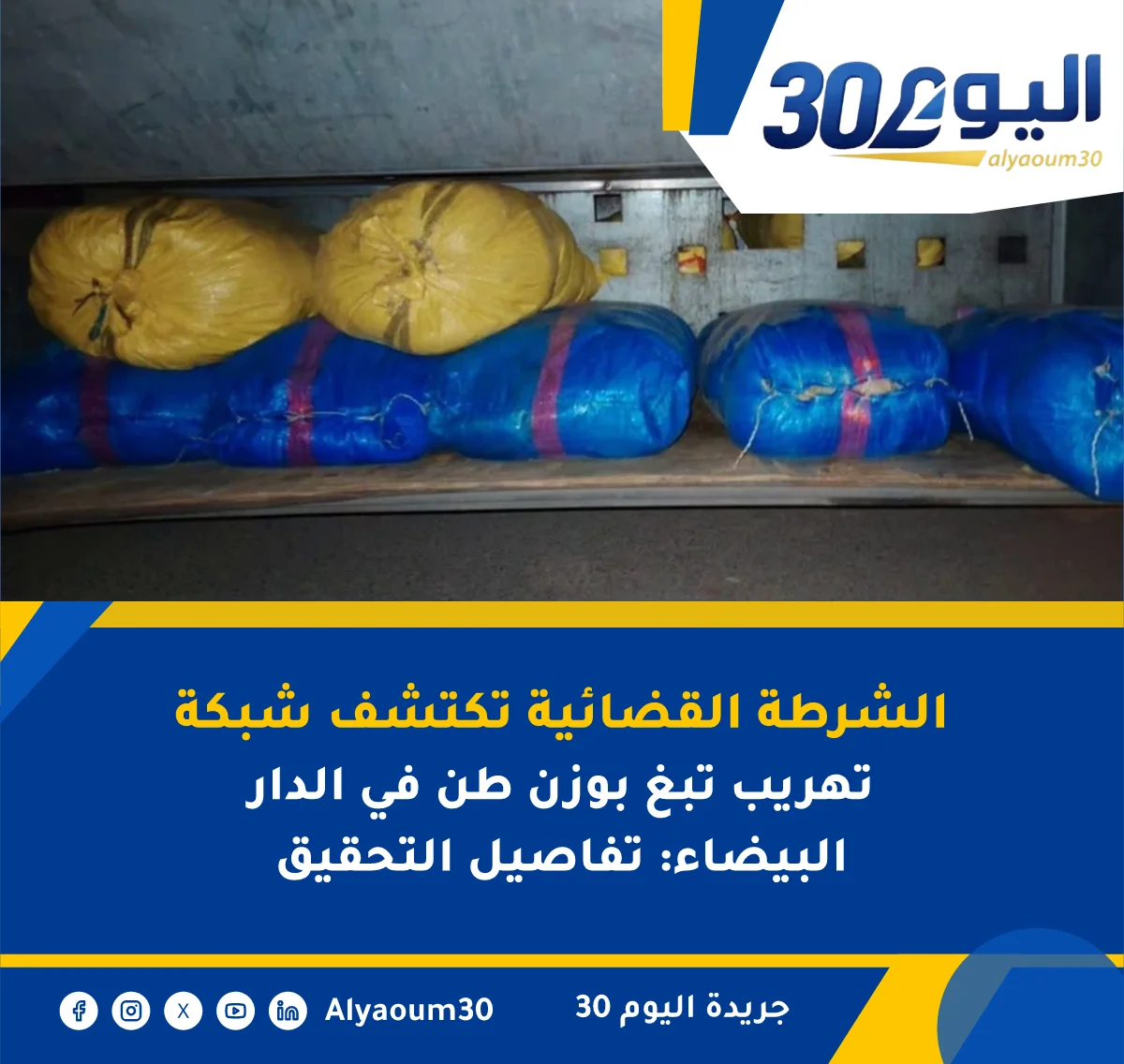 الشرطة القضائية تكتشف شبكة تهريب تبغ بوزن طن في الدار البيضاء: تفاصيل التحقيق