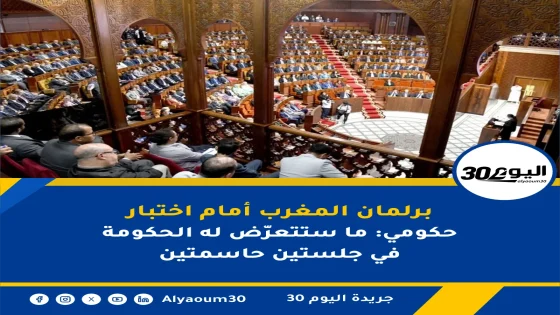 برلمان المغرب أمام اختبار حكومي: ما ستتعرّض له الحكومة في جلستين حاسمتين