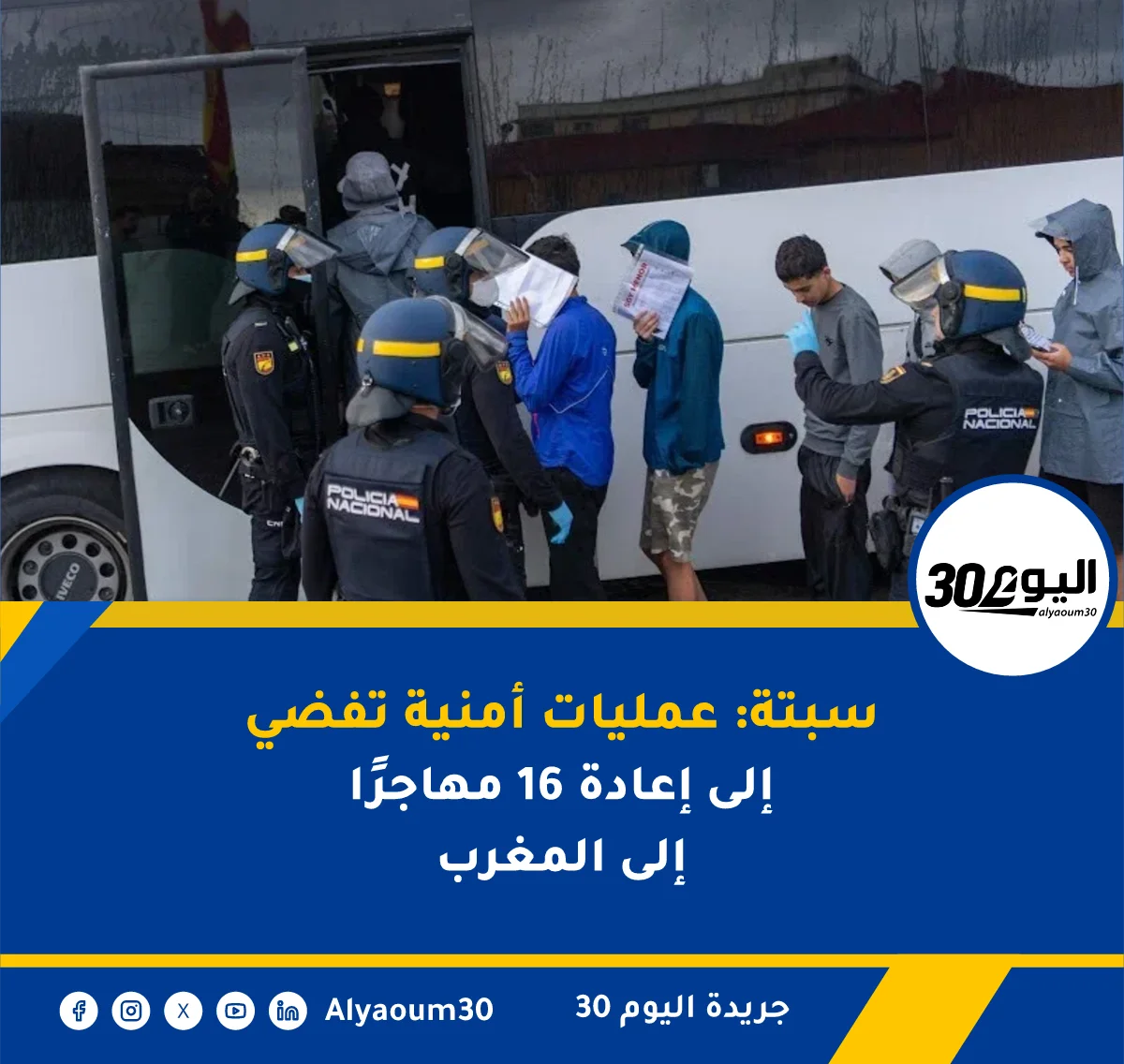 سبتة: عمليات أمنية تفضي إلى إعادة 16 مهاجرًا إلى المغرب