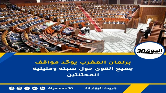 برلمان المغرب يوحّد مواقف جميع القوى حول سبتة ومليلية المحتلتين