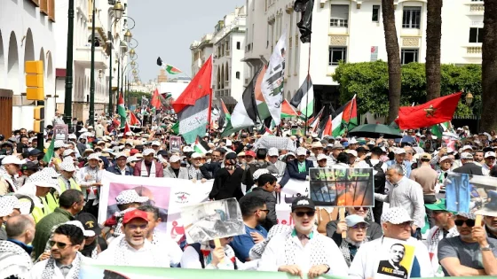 المغرب يشهد وقفات تضامنية مع فلسطين في ذكرى «طوفان الأقصى»