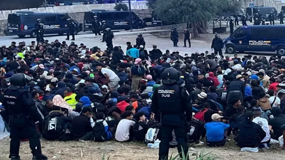 إسبانيا تطلق عملية عسكرية شرطة لإخلاء مخيم المهاجرين في سبتة المحتلة: أكثر من 3 آلاف شخص في خطر